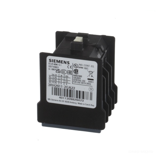 Auxilliary switch block